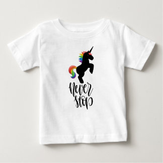 Nooit stoppen Horse print T-shirt