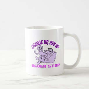 Nooit stoppen koffiemok