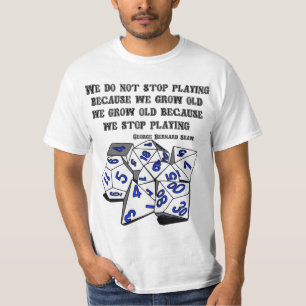 Nooit stoppen met afspelen - RPG-versie T-shirt