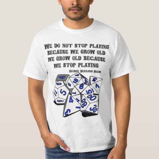 Nooit stoppen met afspelen - RPG-versie T-shirt (Voorkant)