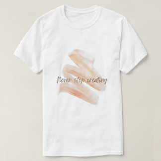 Nooit Stoppen met Creëren – Artistieke Kwaststreek T-shirt