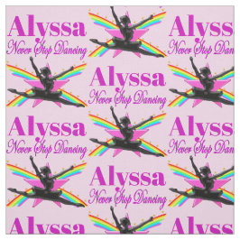  NOOIT STOPPEN MET DANSEN GEPERSONALISEERDE STOF