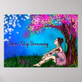 Nooit stoppen met dromen | Filmkunst Poster (Voorkant)