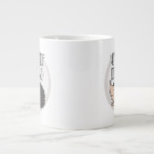 Nooit stoppen met dromen grote koffiekop (Voorkant)