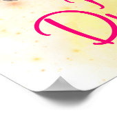 Nooit Stoppen met Dromen Kinderen Motivatie Quote Poster (Hoek)