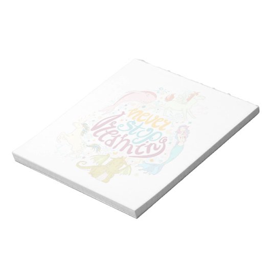 Nooit stoppen met dromen notitieblok (Linkerzijde)