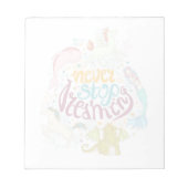 Nooit stoppen met dromen notitieblok (Voorkant)