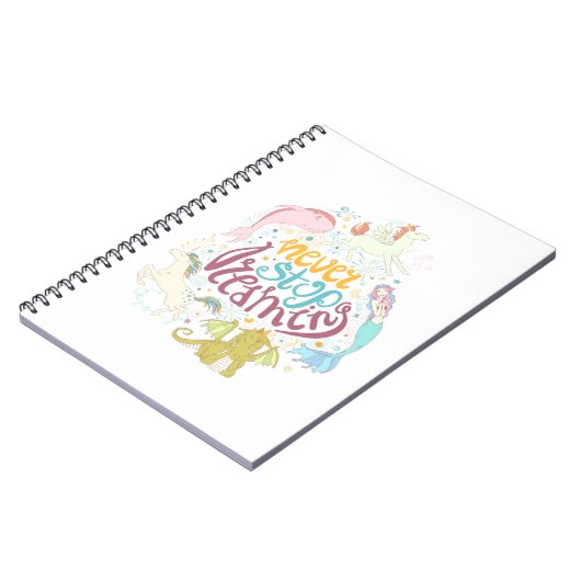 Nooit stoppen met dromen notitieboek (Linkerzijde)