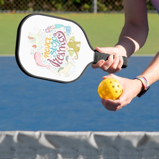 Nooit stoppen met dromen pickleball paddle (Insitu)
