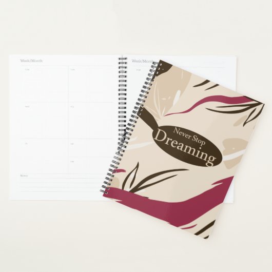 Nooit stoppen met dromen planner (Display)