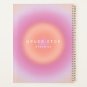 Nooit stoppen met dromen planner (Achterkant)