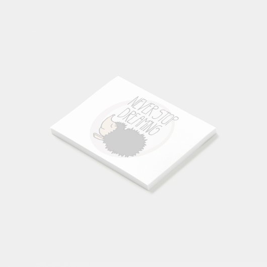 Nooit stoppen met dromen post-it® notes (Schuin)