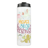 Nooit stoppen met dromen thermosbeker (Voorkant)