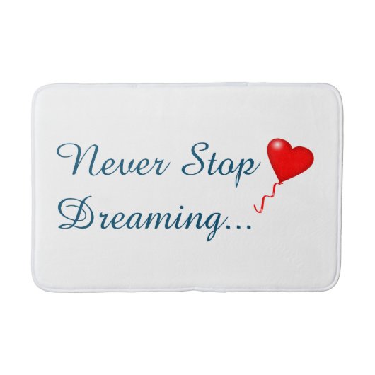 Nooit stoppen met dromen van Bath Mat (Voorkant)