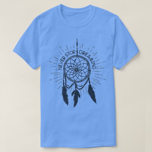Nooit stoppen met dromen van Native American Dream T-shirt (Design voorkant)