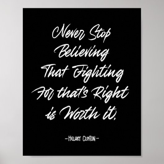 Nooit stoppen met geloven poster (Voorkant)