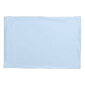 Nooit stoppen met het dromen van een lichte blauwe kussensloop (Achterkant)