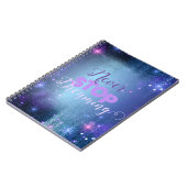 Nooit stoppen met het dromen van Inspirerend prijs Notitieboek (Linkerzijde)