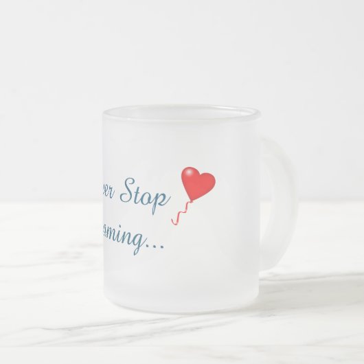 Nooit stoppen met het dromen van Mok (Voorkant rechts)