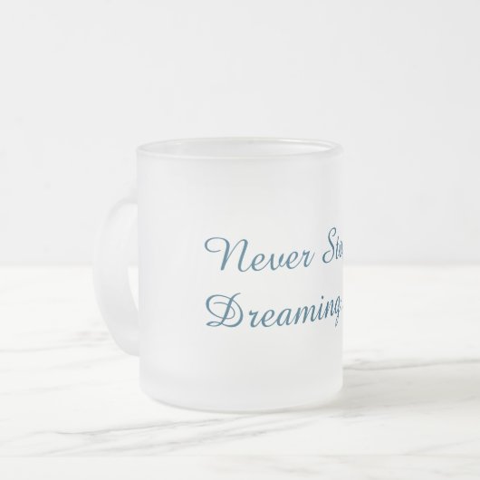 Nooit stoppen met het dromen van Mok (Voorkant links)