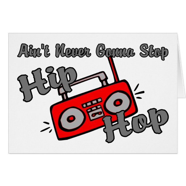 Nooit stoppen met Hip Hop (Voorkant Horizontaal)