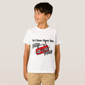 Nooit stoppen met Hip Hop T-shirt (Voorkant volledig)