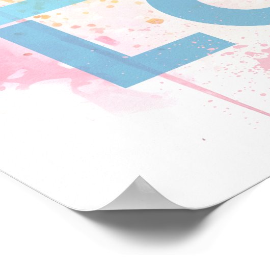 Nooit stoppen met leren univ, college, school bewe poster (Hoek)