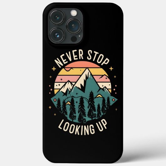 Nooit stoppen met omhoog kijken - Kosmische inspir Case-Mate iPhone Case (Achterkant)