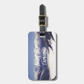 Nooit stoppen met verkennen bagagelabel (Voorkant verticaal)