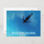 Nooit stoppen met verkennen briefkaart (Voorkant / Achterkant)