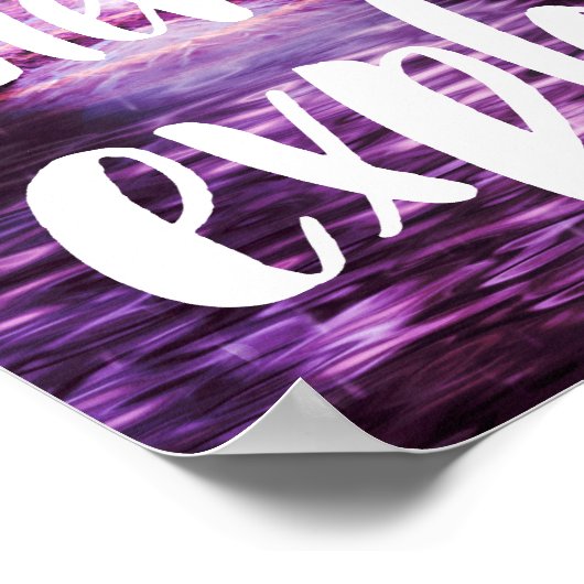 Nooit stoppen met verkennen poster (Hoek)