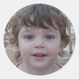 Nooit stoppen met verkennen ronde sticker