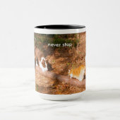 nooit stoppen mok (Midden)