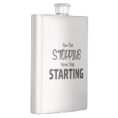 Nooit stoppen, nooit stoppen met starten flacon (Rechts)