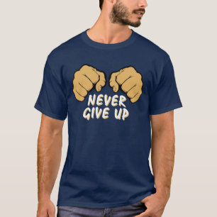 Nooit T-shirt opgeven