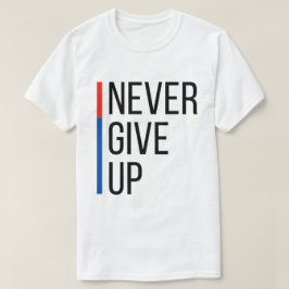 Nooit T-shirt opgeven