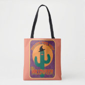 Nooit te heet Halloween Funny Artsy Cactus Tote Bag (Voorkant)