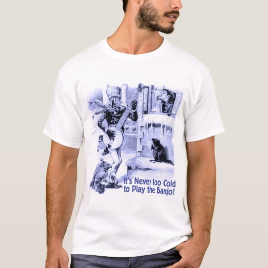 Nooit te koude Mannen lichte hoes T-Shirt (Voorkant)
