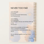 Nooit te laat liefdesgedicht planner (Achterkant)