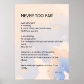 Nooit te laat liefdesgedicht poster (Voorkant)