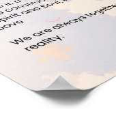 Nooit te laat liefdesgedicht poster (Hoek)