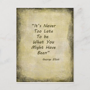 Nooit te Lage George Elliot Briefkaart