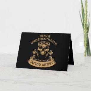 Nooit te onderschatten cadeau voor Tattoo Kaart