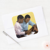 Nooit te oud 2003 vierkante sticker (Envelop)