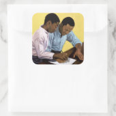Nooit te oud 2003 vierkante sticker (Tas)