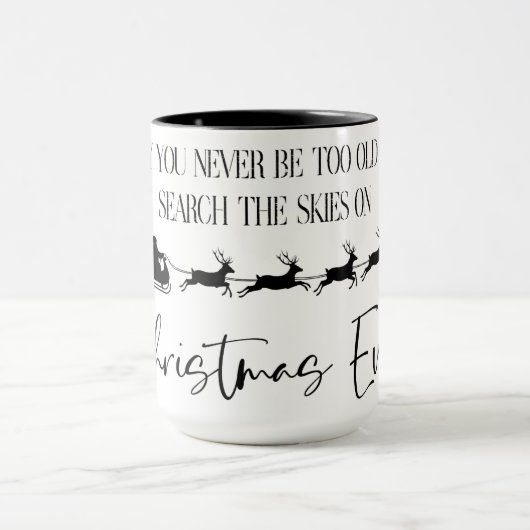 Nooit te oud Kerstman Mok Cup (Midden)