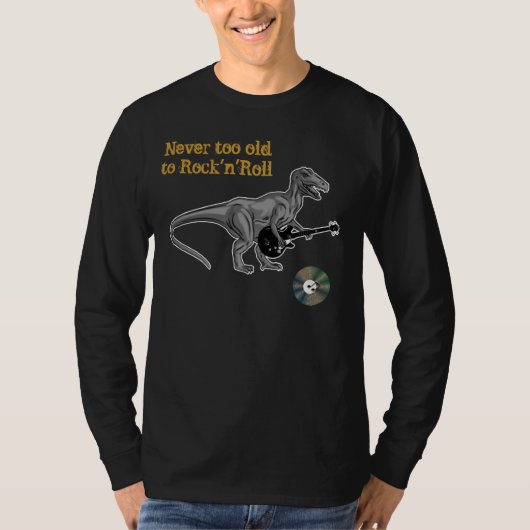 Nooit te oud om 'n' Roll T-Shirt te roteren (Voorkant)