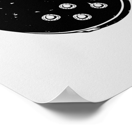 Nooit te oud om N Roll te roteren Poster (Hoek)