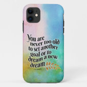 Nooit te oud om te dromen Case-Mate iPhone case (Achterkant)