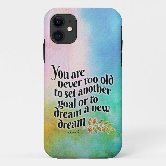 Nooit te oud om te dromen Case-Mate iPhone case (Achterkant)